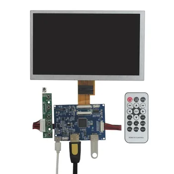 8-Дюймовый Портативный Многоцелевой ЖК-дисплей с разрешением 1024*600, Плата управления драйвером, U-диск HDMI Для DIY Raspberry Pi PC Monitor