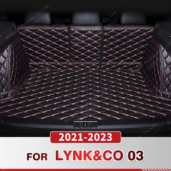 Автоматический коврик для багажника с полным покрытием для LYNK & CO 03 2021-2023 22, чехол для багажника автомобиля, аксессуары для защиты салона грузового лайнера