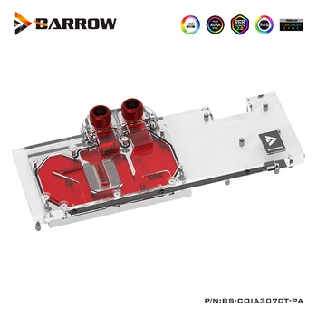 Водяной блок графического процессора Barrow Для Colorful iGame RTX 3070 Ti Advanced Ultra W, видеокарта OC 8G, BS-COIA3070T-PA